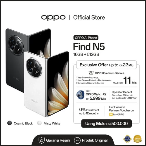  OPPO Find N5 - Foldable Handphone